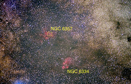 NGC 6334 and 6357
