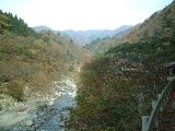 白石沢キャンプ場付近からの眺め