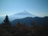 大石峠から望む富士山