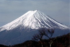 大沢山から富士山
