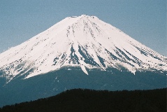 釈迦ヶ岳から富士山