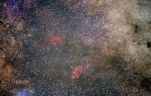 NGC 6334 and 6357