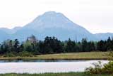 鬼怒沼の彼方に奥白根山